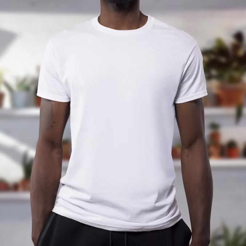 Camiseta Preta Estampada
